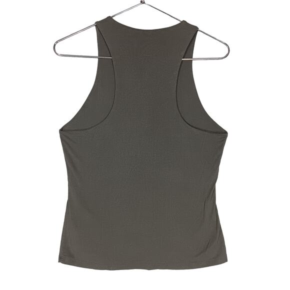 Carly JeanSleeveless Top Size Large Military Green Fully Lined - Picture 4 of 10